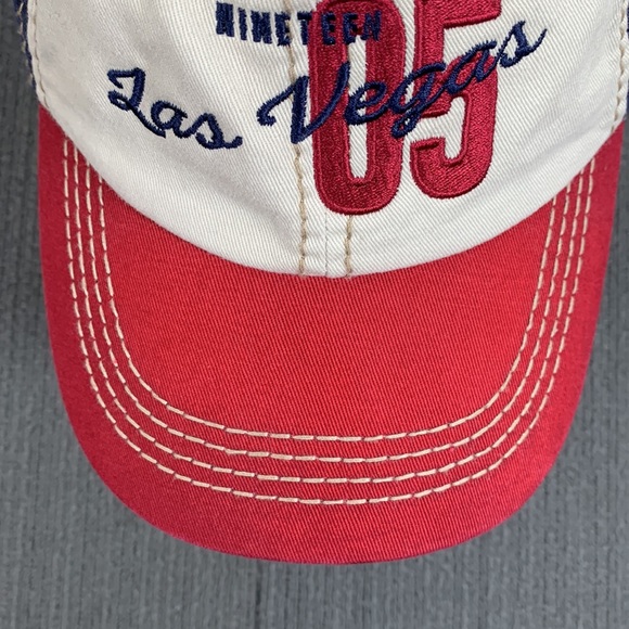 Las Vegas 1905 Baseball Hat Unisex Adjustable Red White Blue Strapback ACE - Picture 4 of 14
